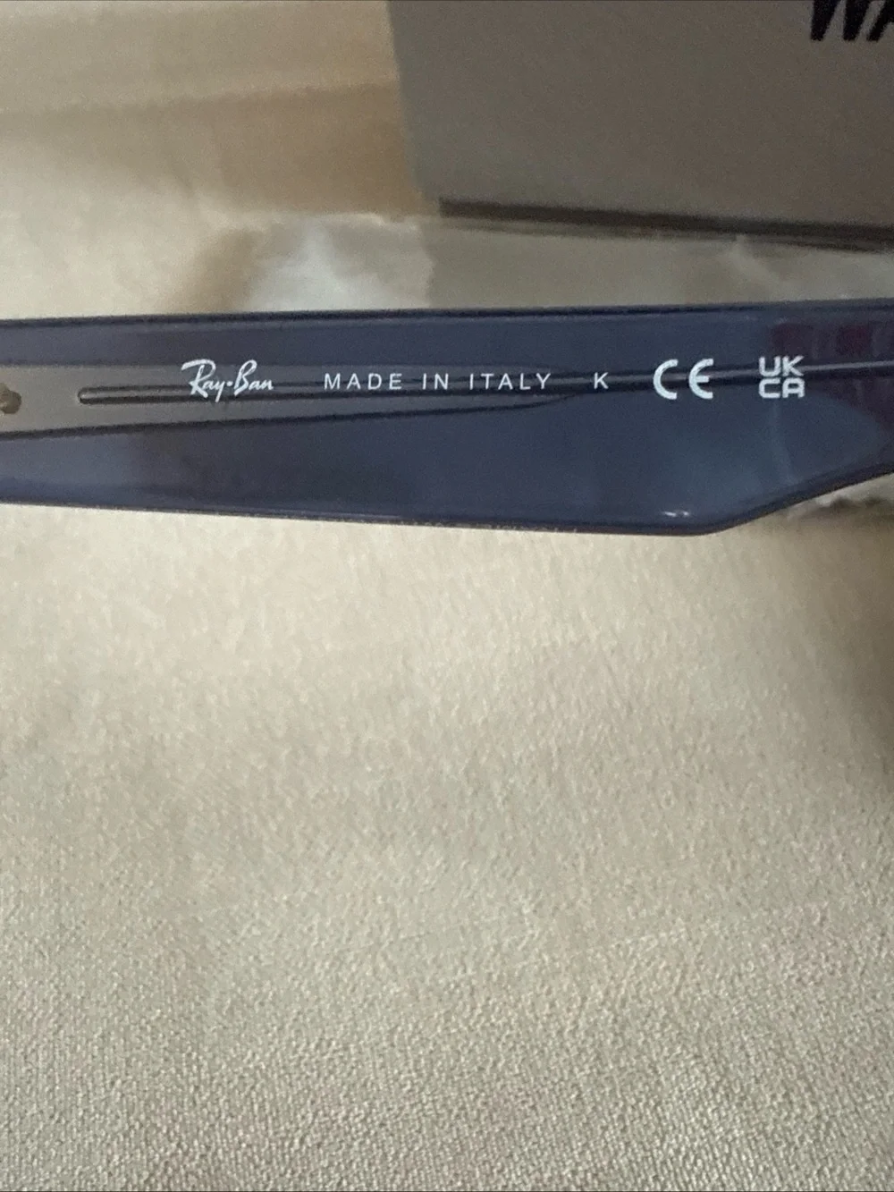 Ray-Ban Wayfarer Reverse 6708/3A Navy Blue Sunglasses Unisex Orig $215